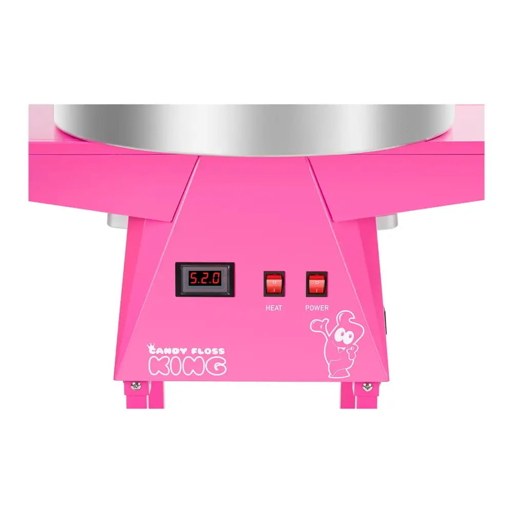 Mobil Sukkerspinnmaskin på Hjul Bomullsfloss på 45 Sek. 1030w Royal Catering Rczc-1030-w