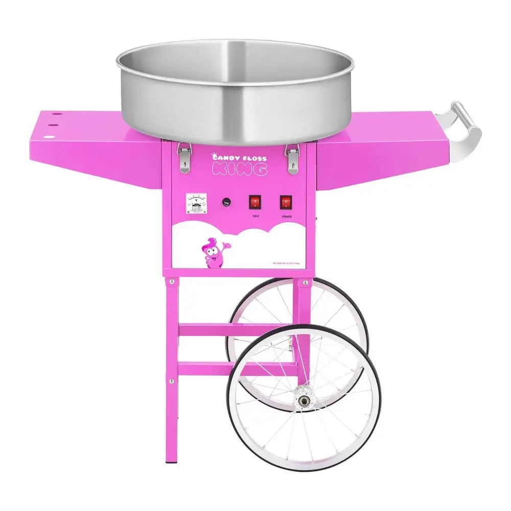 Mobil Sukkerspinnmaskin Rosa M. Skål ø520mm + Sukkermål