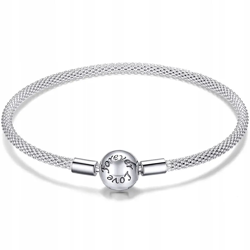 Armbånd Dame i 925 Sølv med Charms Love Charms