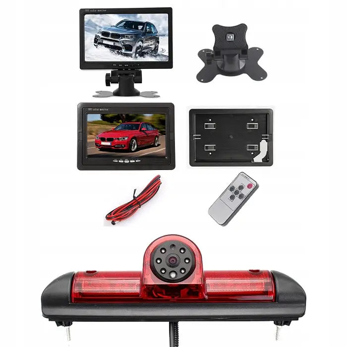 Monitor 7’’ + Ryggekamera Ducato Boxer 7’’ + Kamera for Varebil Bakluke
