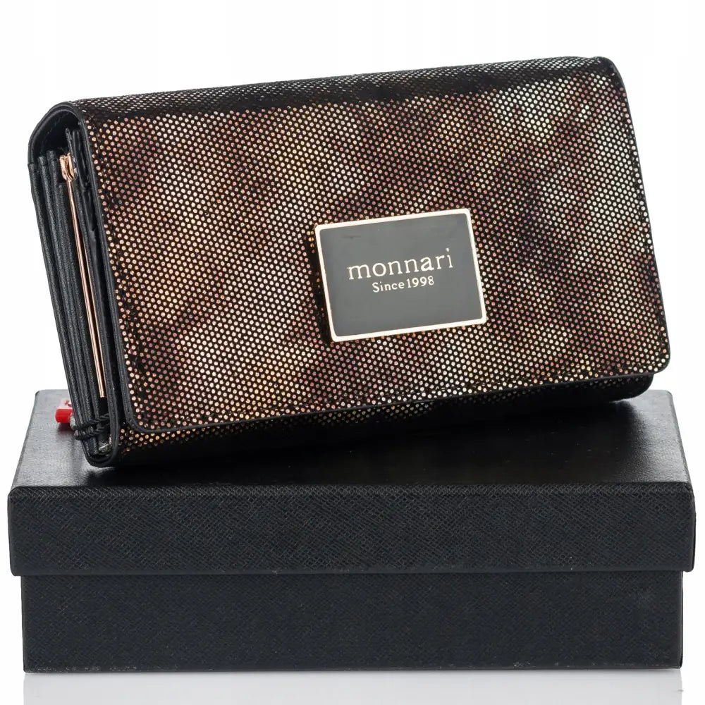 Monnari Dames Lommebok i Ekte Skinn til Gave