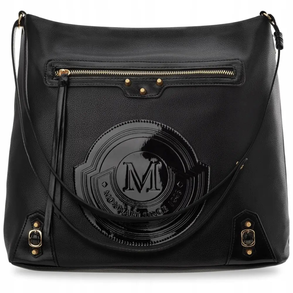 Monnari Dameshopper Veske Stor Logo Skulderveske Romslig