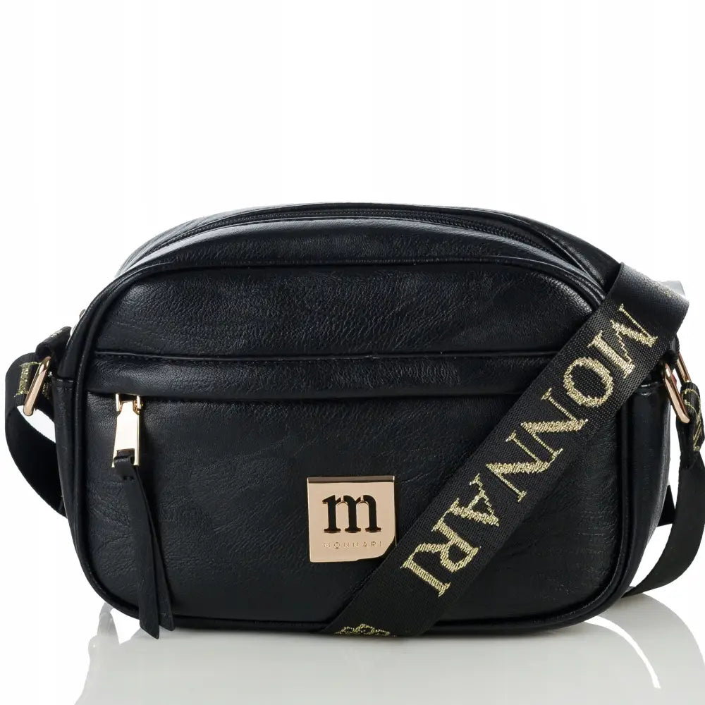 Monnari Dameskulderveske Svart Båt Messenger Casual med Stropp