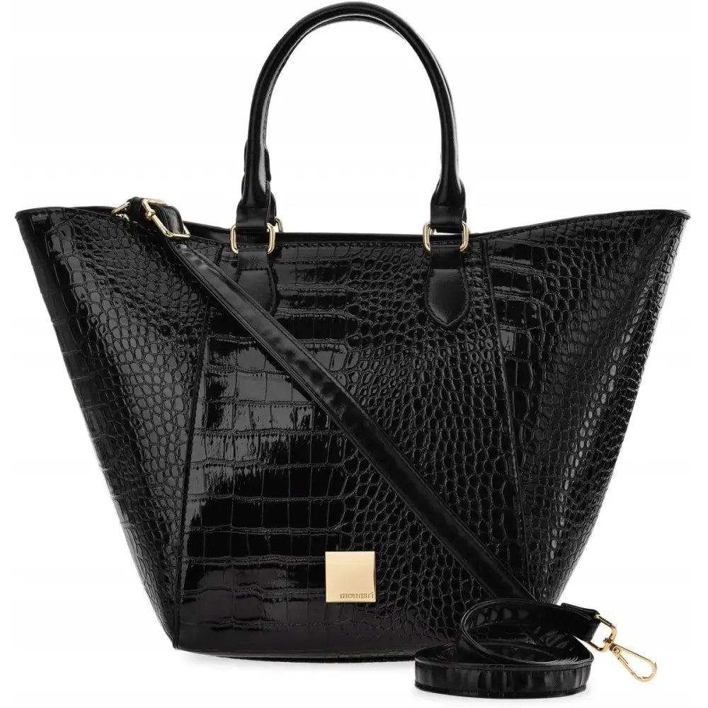 Monnari Shopper Aktveske Stor Dameshopper Robust Preget