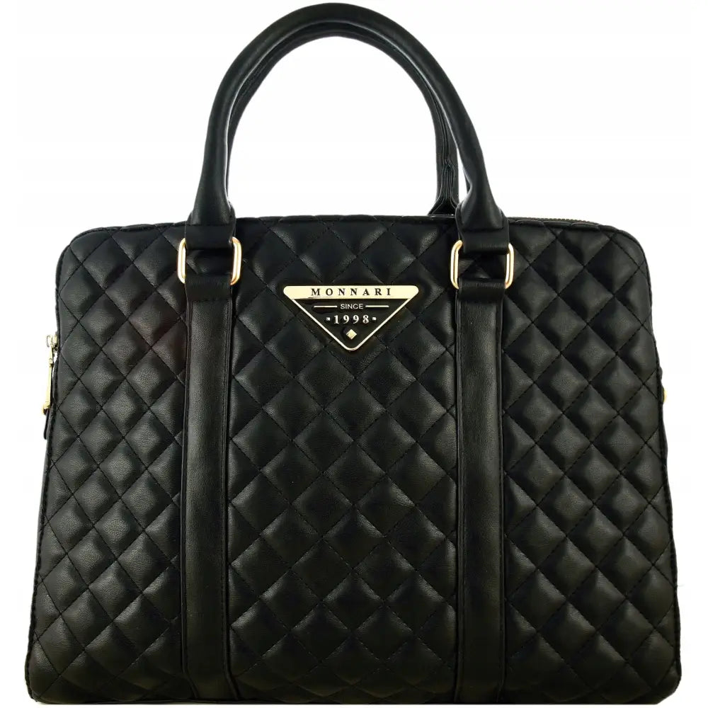 Monnari Svart Aktmappe Håndveske for Damer Premium