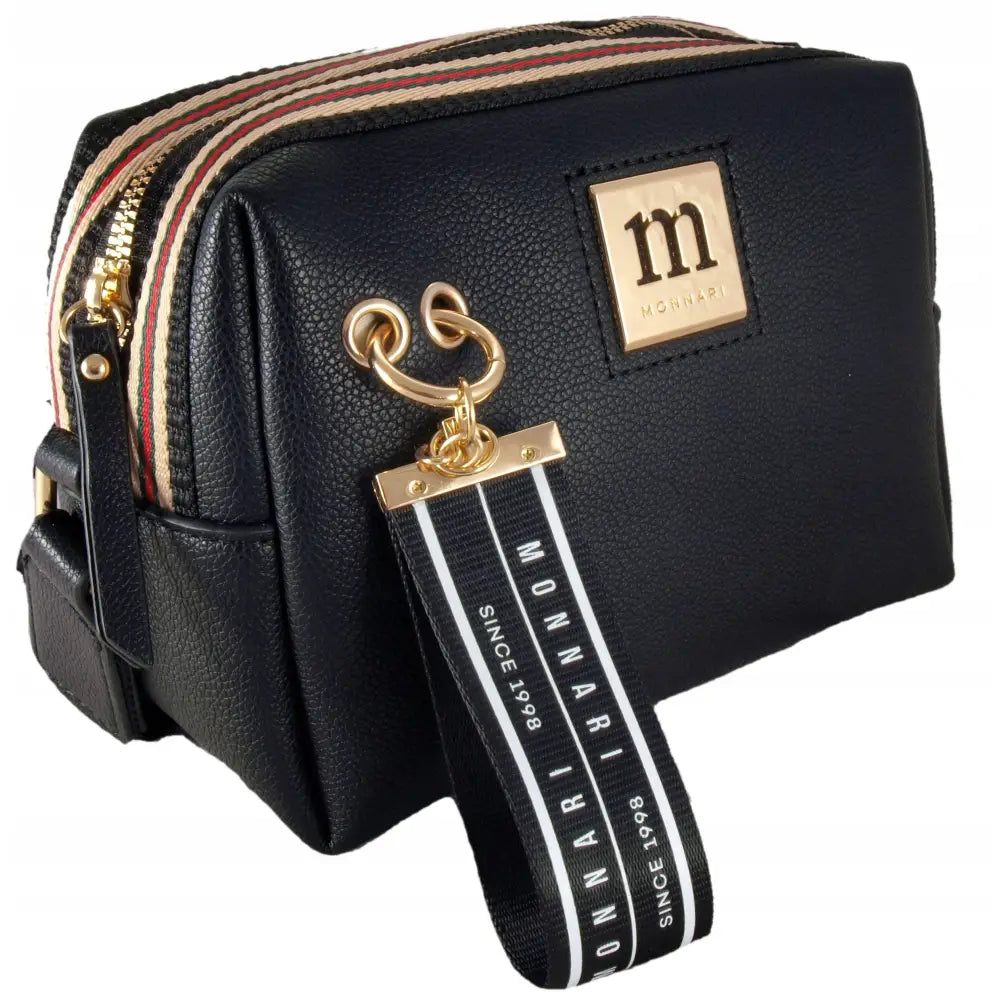 Monnari Svart Skulderveske med Anheng