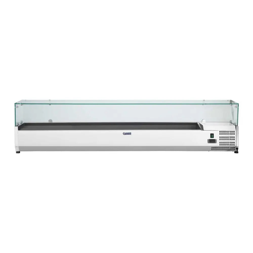 Monteringskjøler med Glassdeksel 10x Gn1/4 200cm