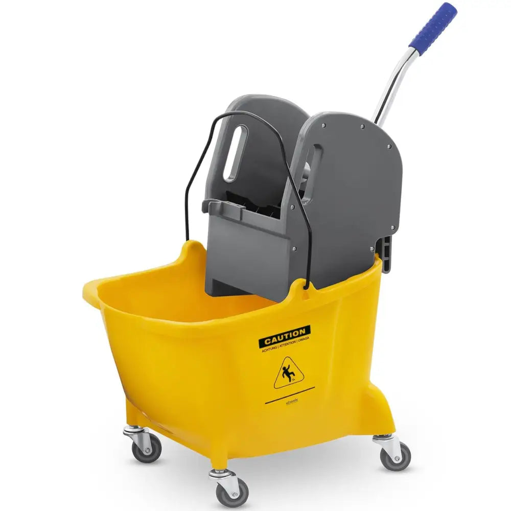 Moppebøtte med Presse og Mopp-håndtak 24l