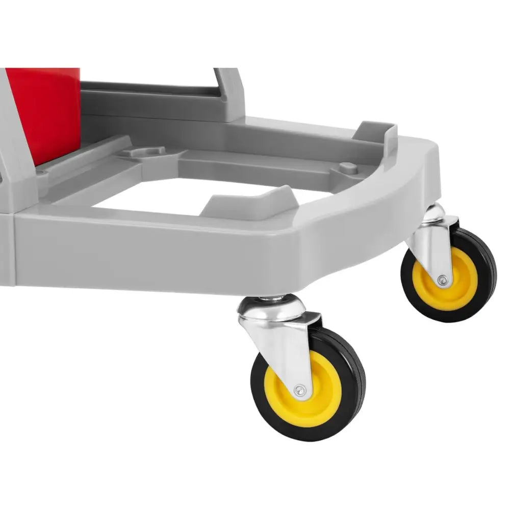 Moppvogn med Flatmopptrykk og 2 x 20 l Bøtter