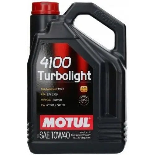 Motorolje 10w-40 5l 4100 Motul