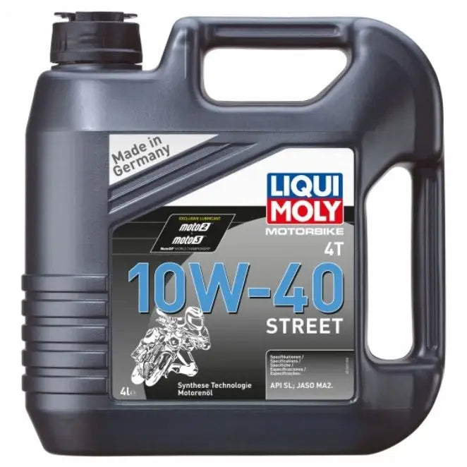 Motorolje Motorsykkel Quad Atv Liqui Moly Street 10w40 4l