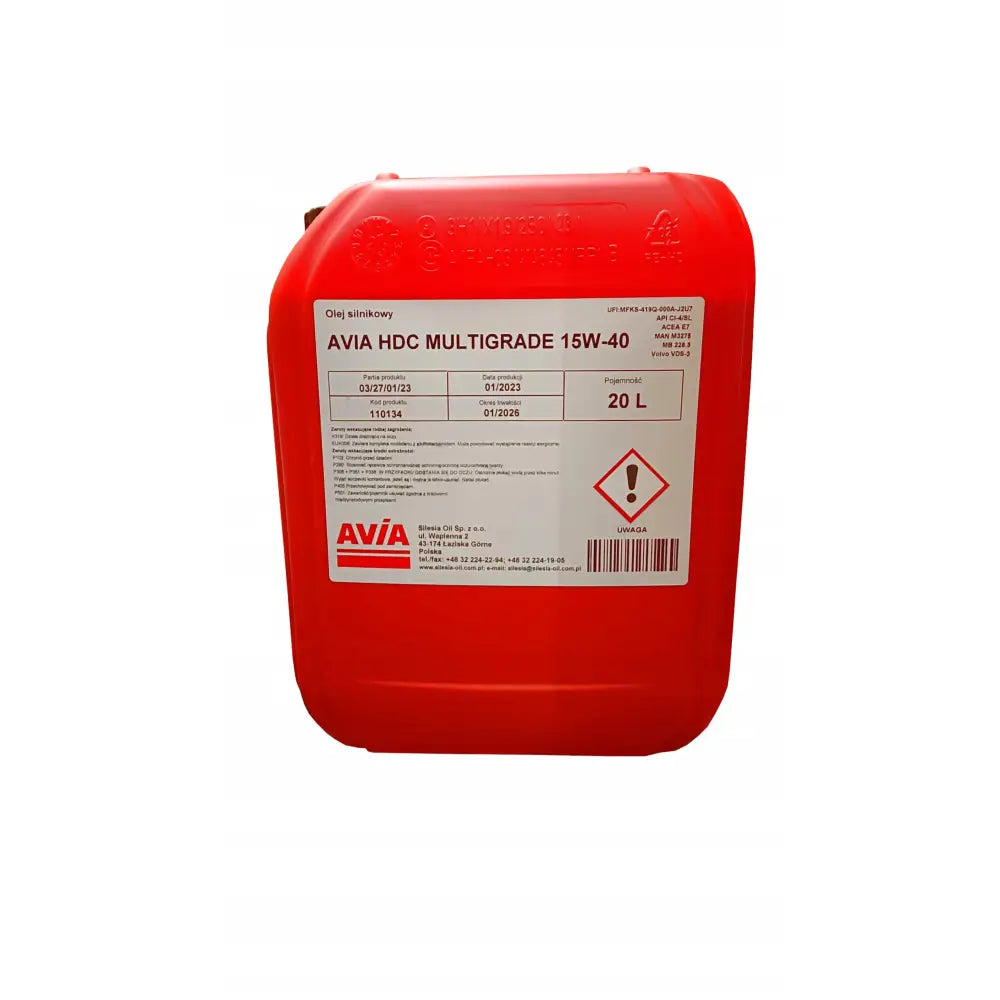 Motorolje Silesia 15w40 20l
