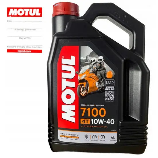 Motorsykkelolje Motul 7100 4t 10w40 Ester Ma2 4l