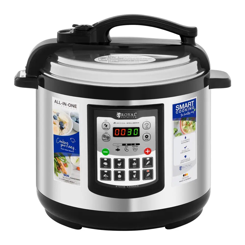 Multifunksjonell Trykkoker Elektrisk 1000w 6 l + Målekopp