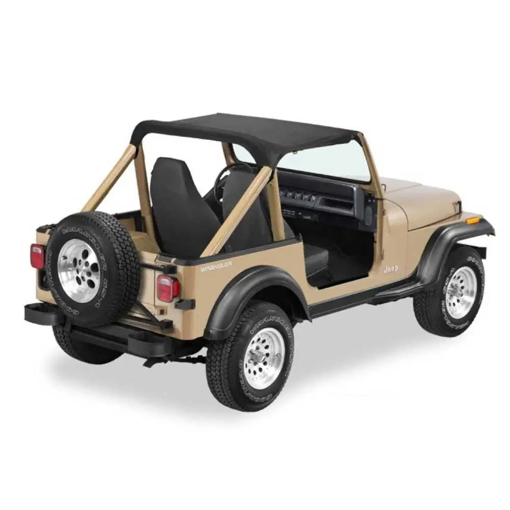 Myk Topp Foran Denim Black Smittybilt - Jeep Cj 76-86