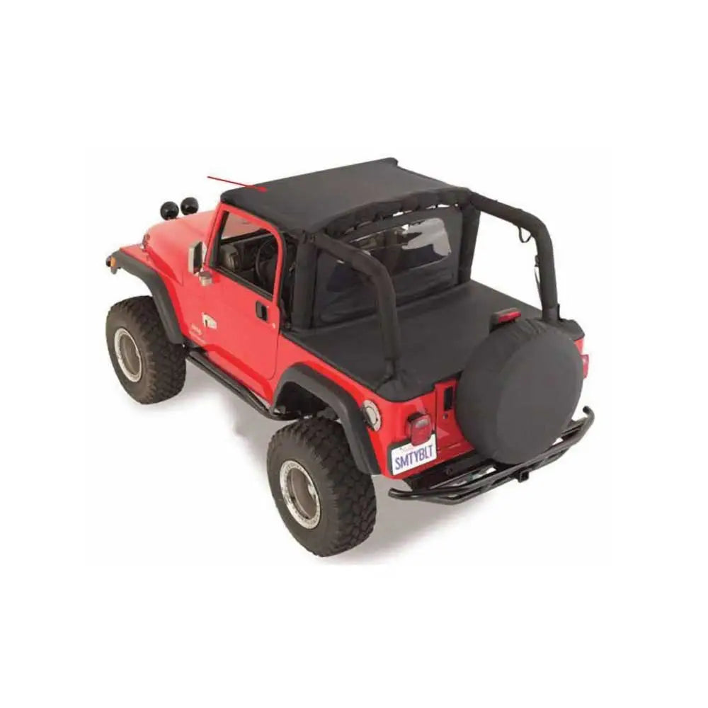 Myk Topp Foran Denim Black Smittybilt - Jeep Wrangler Yj 92-95
