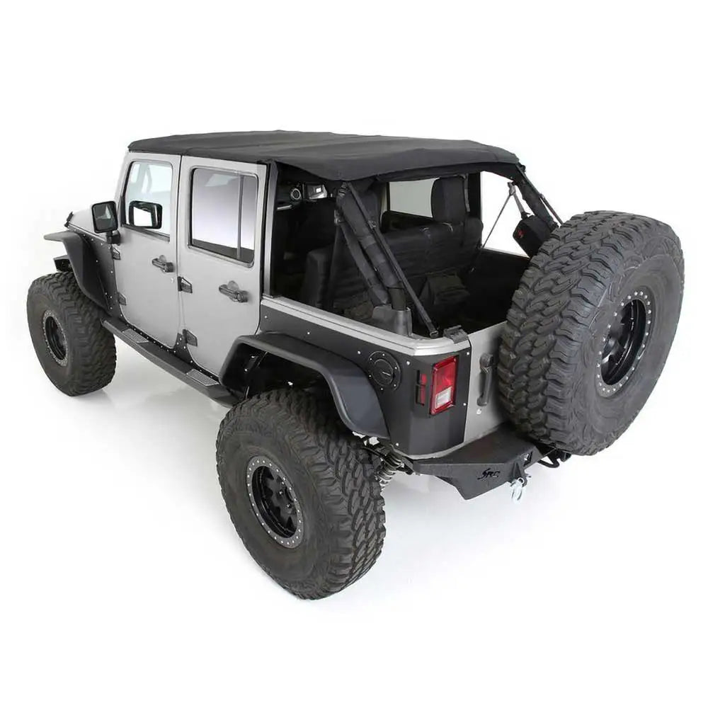 Myk Topp Slant Svart Diamant Smittybilt - Jeep Wrangler Jk 4 d 07-18