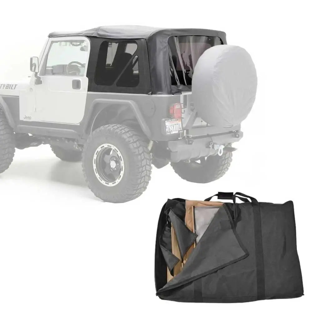 Myk Topp Svart Diamant med Veske Smittybilt - Jeep Wrangler Tj 97-06