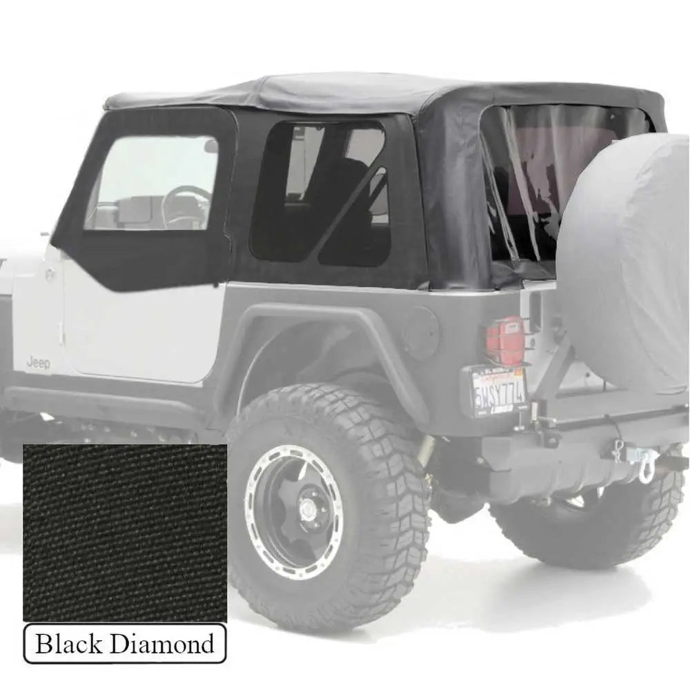 Myk Topp Svart Diamant med Veske Smittybilt - Jeep Wrangler Tj 97-06