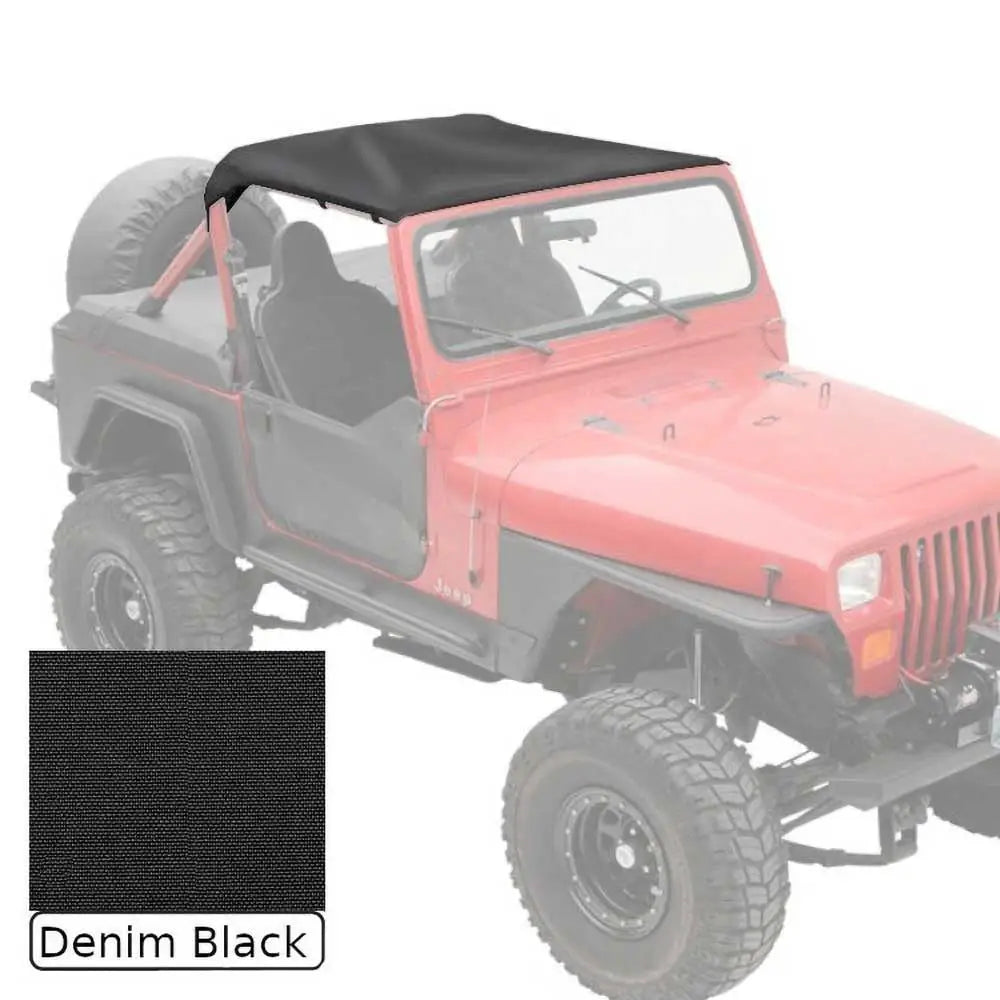 Myke Topp Foran Denim Black Smittybilt - Jeep Wrangler Yj 87-91