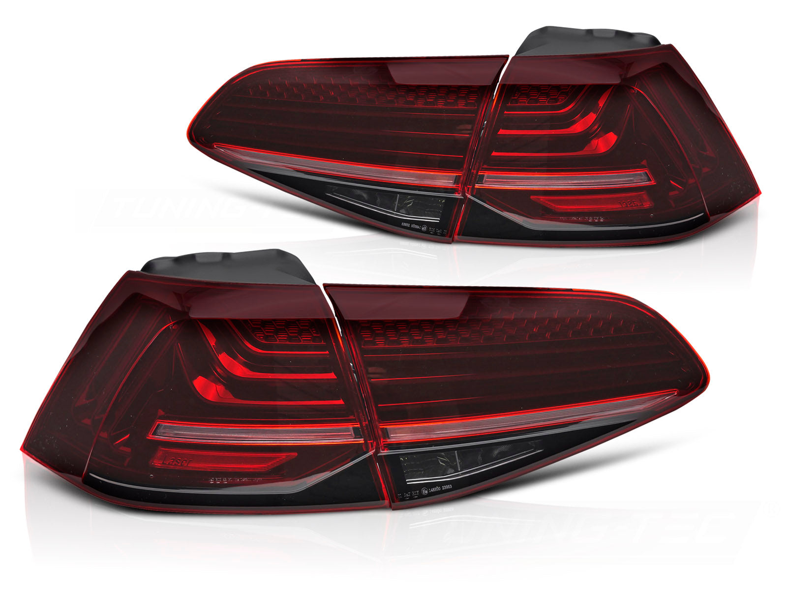 Baklykter Volkswagen Golf 7 2013–2019 laser rød, dynamisk blink – LDVWW6