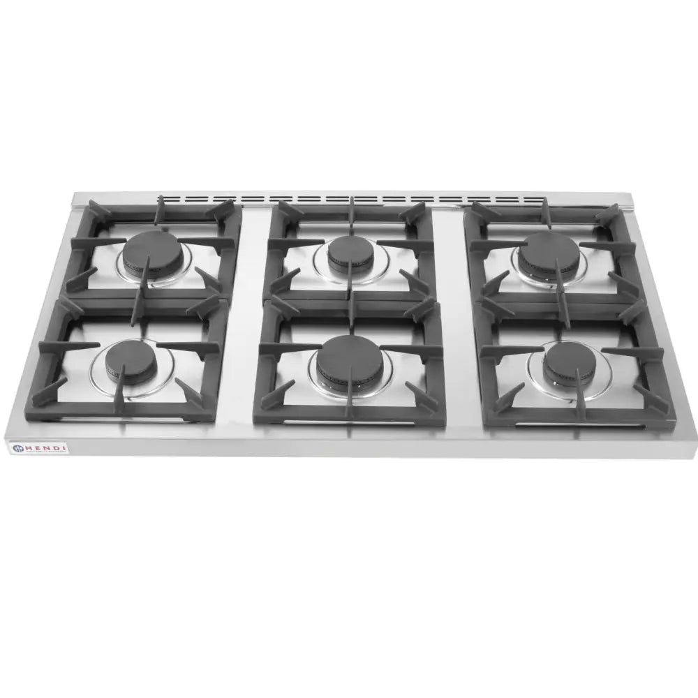 Natural Gas Stove With 6 Burners 120cm Wide