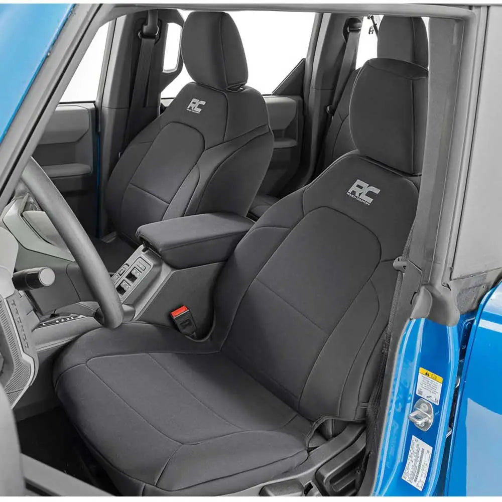 Neopren Svart Setetrekksett for Ford New Bronco 4 d 21-