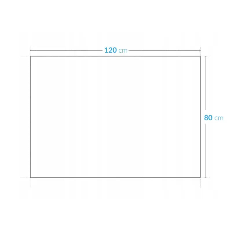 Lerretsbilde av Manhattan-broen, frontvisning med tydelige målstreker for 120x80 cm mot hvit bakgrunn.