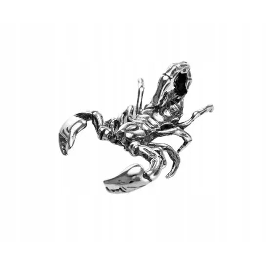 Charm Oksidert Sølv Anheng Skorpion Kjede