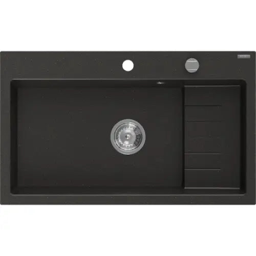 Omar Kjøkkenvask 1 Kum 800x480 Mm Svart/gull - 6520801005-75