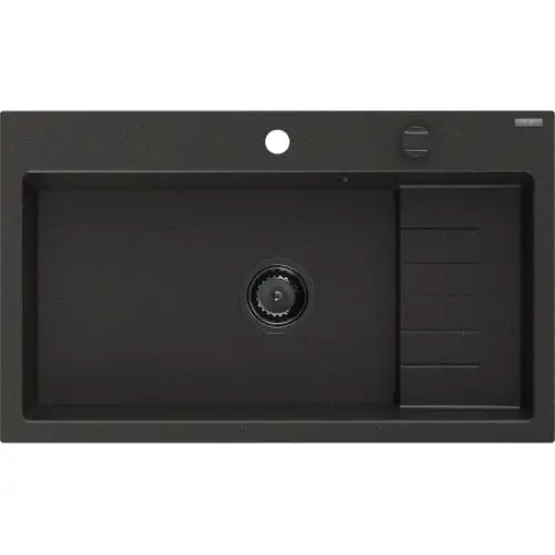 Omar Kjøkkenvask 1 Kum 800x480 Mm Svart/gull 6520801005-75-b