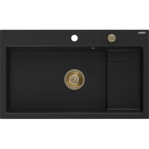 Omar Kjøkkenvask 1 Kum 800x480 Mm Svart - 6520801005-77-g