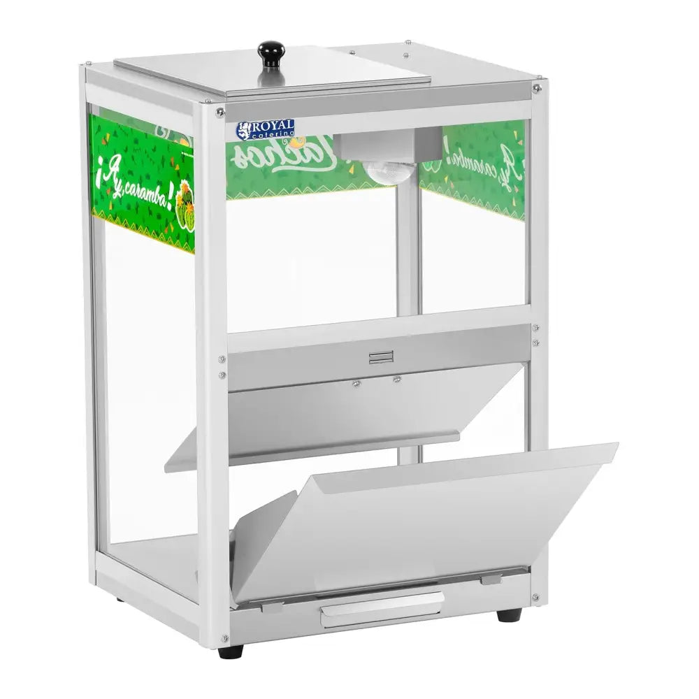 Oppvarmet Nachos Popcorn og Nøtter Led-varmer 100w Royal Catering Rcnw-1l