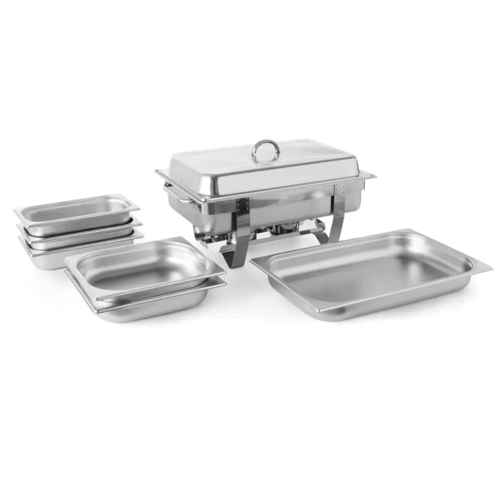 Oppvarming av Mat med Stålhette Gn 1/1 - Stor Pakke