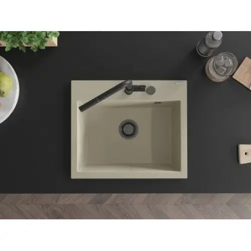 Oscar Kjøkkenvask 1 Kum 580x490 Mm Beige 6519581000-69-b
