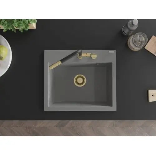 Oscar Kjøkkenvask 1 Kum 580x490 Mm Grå - 6519581000-71-g