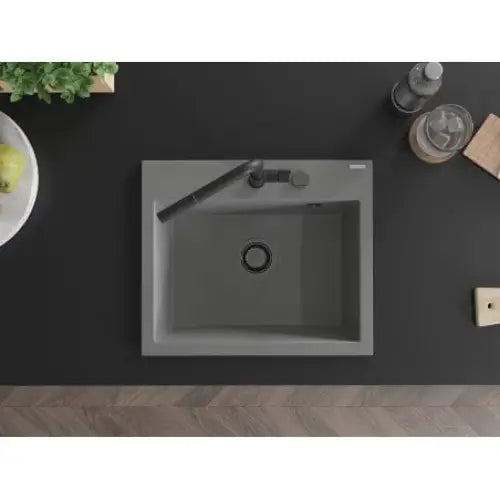 Oscar Kjøkkenvask 1 Kum 580x490 Mm Grå 6519581000-71-b