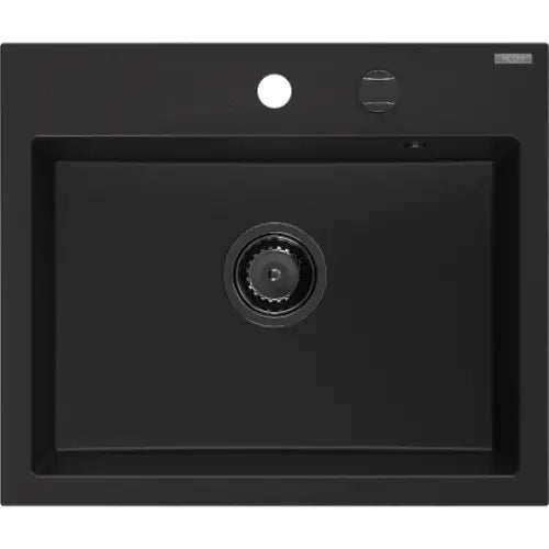 Oscar Kjøkkenvask 1 Kum 580x490 Mm Svart 6519581000-77-b