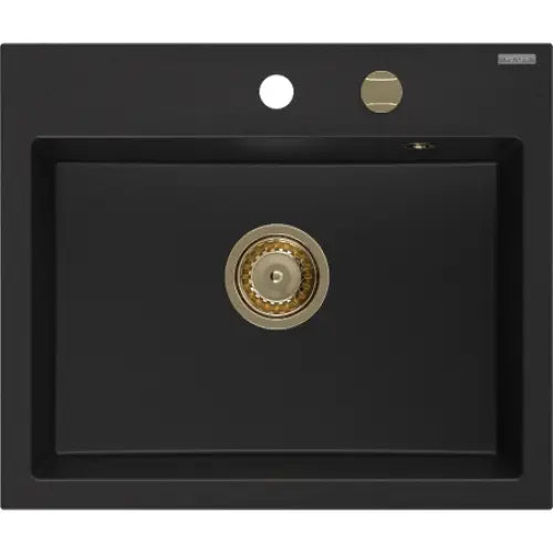 Oscar Kjøkkenvask 1 Kum 580x490 Mm Svart - 6519581000-77-g