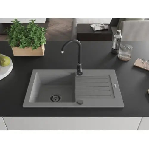 Pablo Kjøkkenvask 1 Kum 752x436 Mm Grå 6510751010-71-b