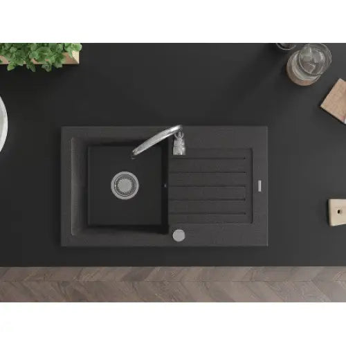 Pablo Kjøkkenvask 1 Kum 752x436 Mm Svart/grå - 6510751010-76