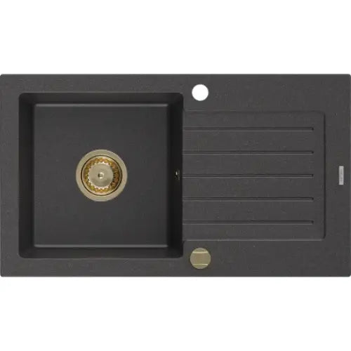 Pablo Kjøkkenvask 1 Kum 752x436 Mm Svart/grå - 6510751010-76-g