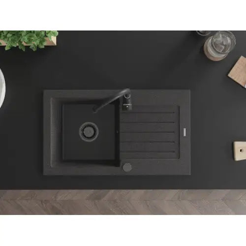 Pablo Kjøkkenvask 1 Kum 752x436 Mm Svart/grå 6510751010-76-b