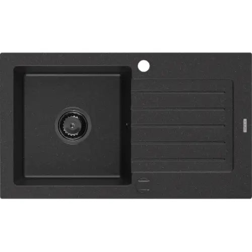 Pablo Kjøkkenvask 1 Kum 752x436 Mm Svart/sølv 6510751010-73-b
