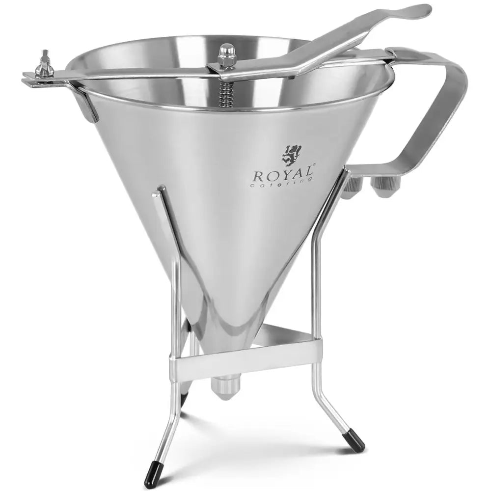 Påfyllbar Saus- og Kremdispenser i Rustfritt Stål + 3 Dysjer 1.8 l