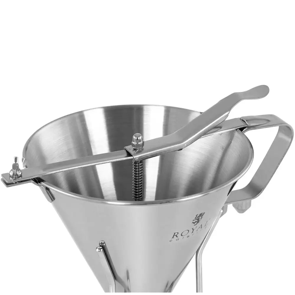 Påfyllbar Saus- og Kremdispenser i Rustfritt Stål + 3 Dysjer 1.8 l