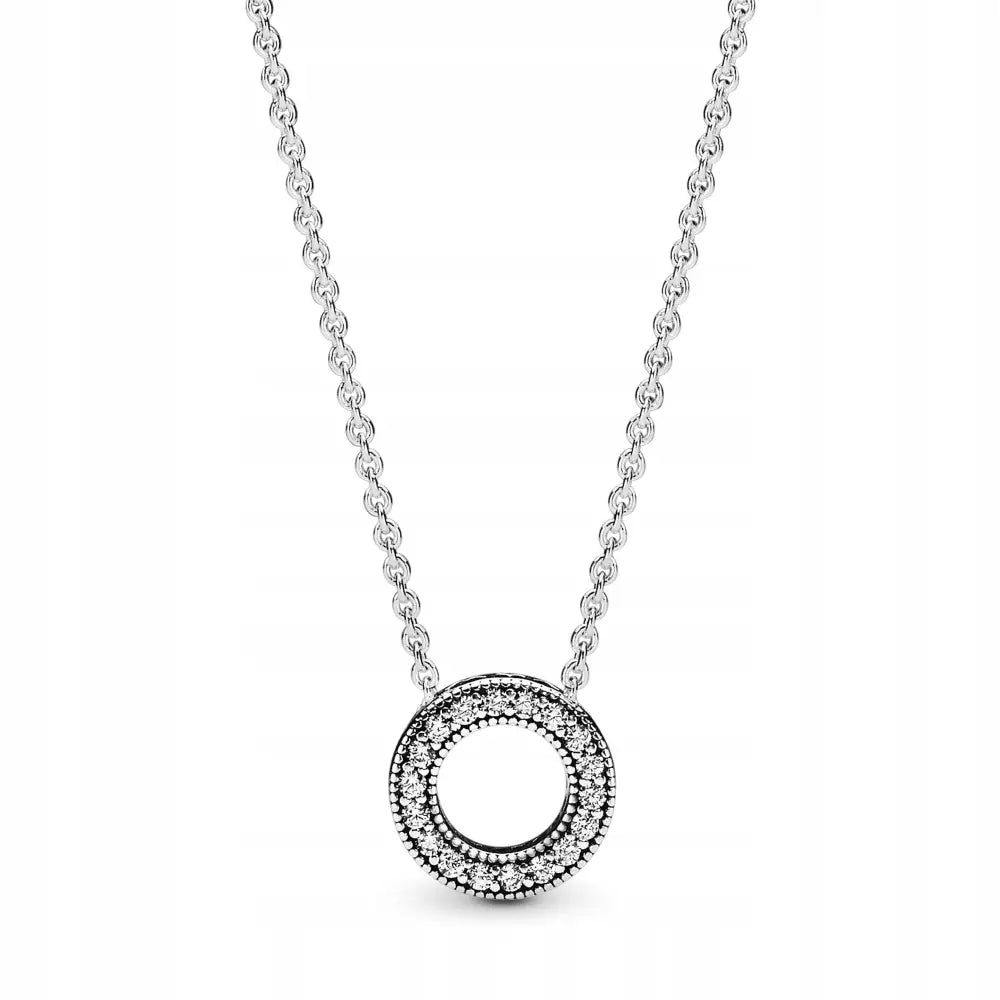 Charm Anheng i Sølv med Cubic Zirconia til Kjede