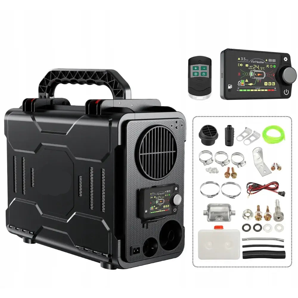 Parkeringsvarmer 12v 5kw Diesel Bluetooth Lcd
