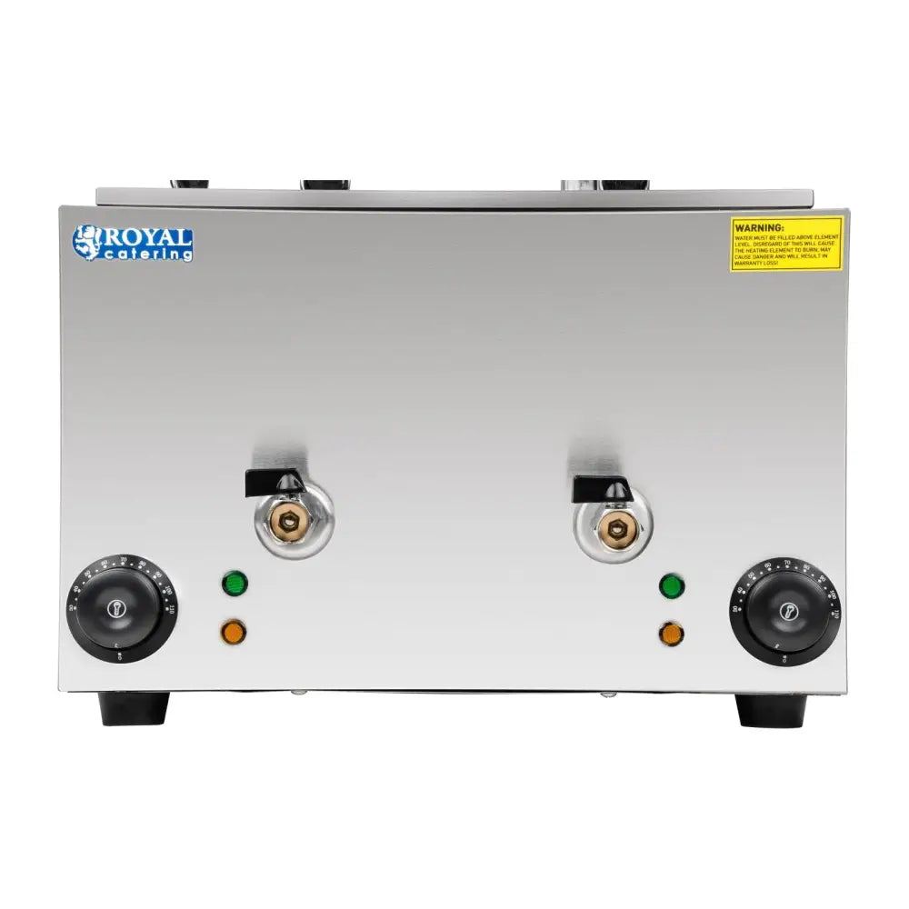 Pasta- og Dumplingskoker 2 Kammer med Tappekraner - Kokk Mesterlig