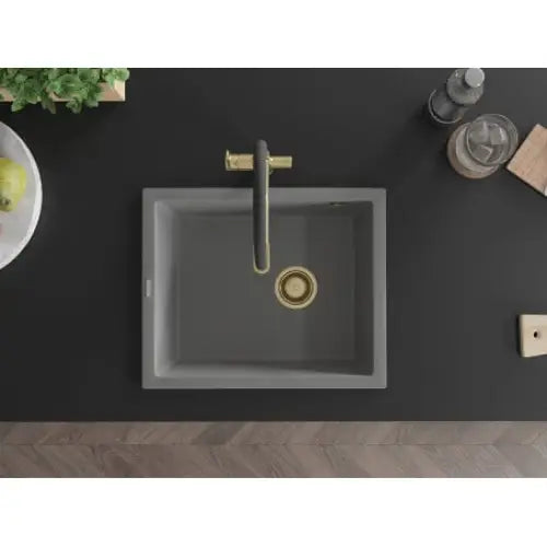Pedro Kjøkkenvask 1 Kum 560x460 Mm Grå - 6508561000-71-g